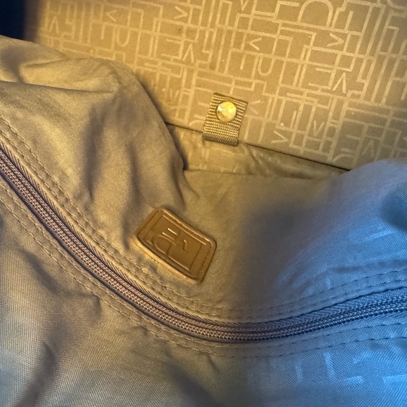 Vintage Diane Von Furstenberg DVF Logo Pattern Overnight Tote Travel Bag - Picture 11 of 11